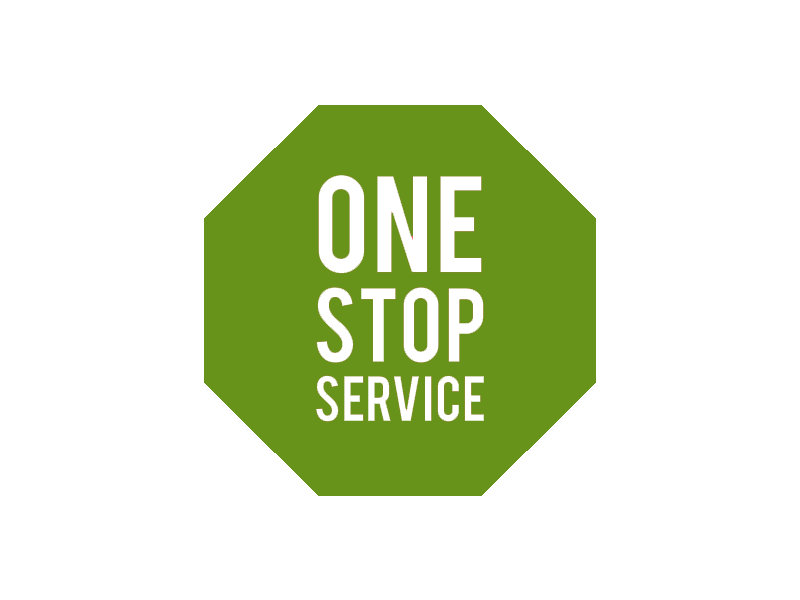 We offer a comprehensive one-stop service